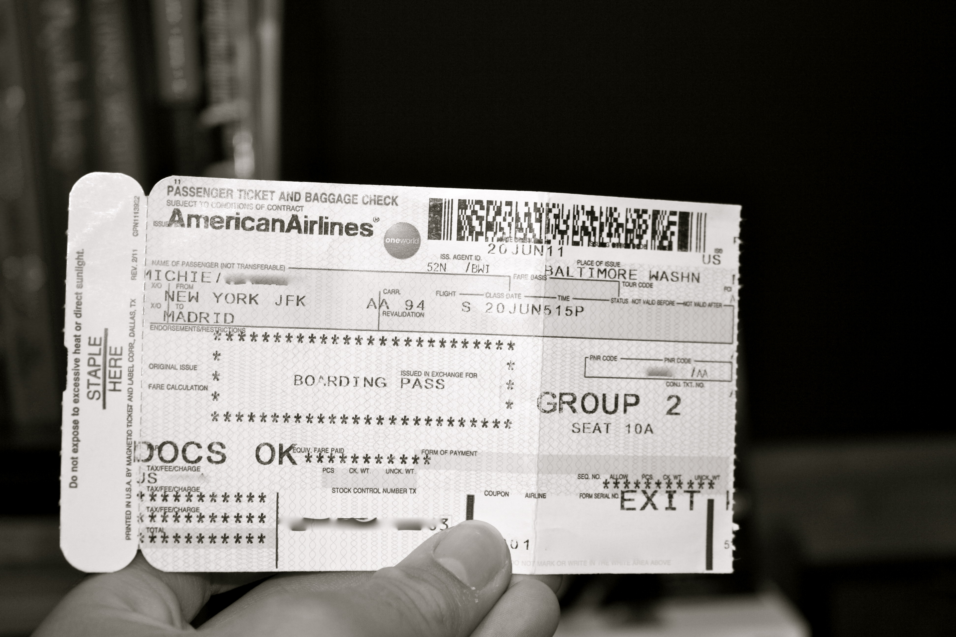 american eagle boarding pass